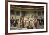 Wall Painting in the Academy of Arts, Paris, 1841 (Middle Part)-Paul Delaroche-Framed Giclee Print