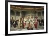 Wall Painting in the Academy of Arts, Paris, 1841 (Middle Part)-Paul Delaroche-Framed Giclee Print