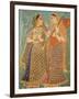 Wall Painting in the Palace, Bundi, Rajasthan, India, Asia-Bruno Morandi-Framed Photographic Print