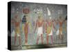 Wall Painting in the Tomb of Horemheb, Valley of the Kings, Thebes, Egypt, Africa-Gavin Hellier-Stretched Canvas