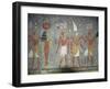 Wall Painting in the Tomb of Horemheb, Valley of the Kings, Thebes, Egypt, Africa-Gavin Hellier-Framed Photographic Print