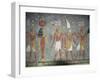 Wall Painting in the Tomb of Horemheb, Valley of the Kings, Thebes, Egypt, Africa-Gavin Hellier-Framed Photographic Print