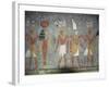 Wall Painting in the Tomb of Horemheb, Valley of the Kings, Thebes, Egypt, Africa-Gavin Hellier-Framed Photographic Print