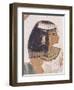 Wall Painting of Daughter of Nakht from Hunt Scene in the Tomb of Nakht-Walter Rawlings-Framed Photographic Print