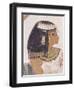 Wall Painting of Daughter of Nakht from Hunt Scene in the Tomb of Nakht-Walter Rawlings-Framed Photographic Print