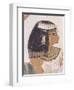 Wall Painting of Daughter of Nakht from Hunt Scene in the Tomb of Nakht-Walter Rawlings-Framed Photographic Print