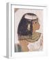 Wall Painting of Daughter of Nakht from Hunt Scene in the Tomb of Nakht-Walter Rawlings-Framed Photographic Print