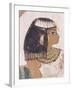 Wall Painting of Daughter of Nakht from Hunt Scene in the Tomb of Nakht-Walter Rawlings-Framed Photographic Print