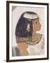 Wall Painting of Daughter of Nakht from Hunt Scene in the Tomb of Nakht-Walter Rawlings-Framed Photographic Print