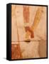 Wall Painting of Figures Holding Hands, Egypt-Michele Molinari-Framed Stretched Canvas