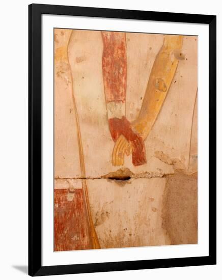 Wall Painting of Figures Holding Hands, Egypt-Michele Molinari-Framed Photographic Print