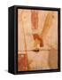 Wall Painting of Figures Holding Hands, Egypt-Michele Molinari-Framed Stretched Canvas
