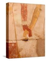 Wall Painting of Figures Holding Hands, Egypt-Michele Molinari-Stretched Canvas