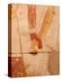 Wall Painting of Figures Holding Hands, Egypt-Michele Molinari-Stretched Canvas