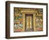 Wall Painting of the Life of Buddha, Ban Xieng Muan, Luang Prabang, Laos, Indochina, Southeast Asia-Jochen Schlenker-Framed Photographic Print