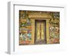 Wall Painting of the Life of Buddha, Ban Xieng Muan, Luang Prabang, Laos, Indochina, Southeast Asia-Jochen Schlenker-Framed Photographic Print