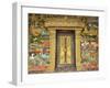 Wall Painting of the Life of Buddha, Ban Xieng Muan, Luang Prabang, Laos, Indochina, Southeast Asia-Jochen Schlenker-Framed Photographic Print