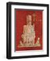 Wall Painting of the Roman Deity Dionysus on His Throne, from the Ruins of Pompeii-null-Framed Giclee Print