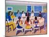 Wall Paintings in Restaurant at Calhau, Sao Vicente, Cape Verde Islands, Africa-R H Productions-Mounted Photographic Print