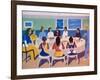 Wall Paintings in Restaurant at Calhau, Sao Vicente, Cape Verde Islands, Africa-R H Productions-Framed Photographic Print