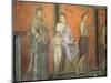 Wall Paintings, Villa of the Mysteries, Pompeii, Unesco World Heritage Site, Campania, Italy-Christina Gascoigne-Mounted Photographic Print