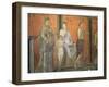 Wall Paintings, Villa of the Mysteries, Pompeii, Unesco World Heritage Site, Campania, Italy-Christina Gascoigne-Framed Photographic Print