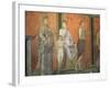 Wall Paintings, Villa of the Mysteries, Pompeii, Unesco World Heritage Site, Campania, Italy-Christina Gascoigne-Framed Photographic Print