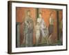 Wall Paintings, Villa of the Mysteries, Pompeii, Unesco World Heritage Site, Campania, Italy-Christina Gascoigne-Framed Photographic Print