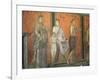 Wall Paintings, Villa of the Mysteries, Pompeii, Unesco World Heritage Site, Campania, Italy-Christina Gascoigne-Framed Photographic Print