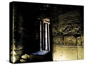 Wall Relief Portraying the Egyptian God Thoth-Clive Nolan-Stretched Canvas