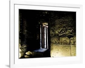 Wall Relief Portraying the Egyptian God Thoth-Clive Nolan-Framed Photographic Print