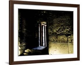 Wall Relief Portraying the Egyptian God Thoth-Clive Nolan-Framed Photographic Print