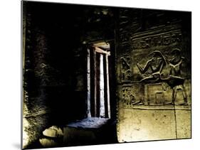 Wall Relief Portraying the Egyptian God Thoth-Clive Nolan-Mounted Photographic Print