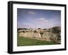 Wall, Remains of Roman Town of Verulamium, St. Albans, Hertfordshire, England-David Hughes-Framed Photographic Print