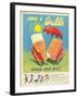 Wall's, Ice-Cream, UK, 1950-null-Framed Giclee Print