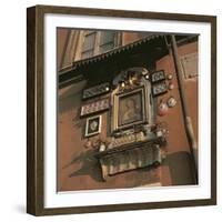 Wall shrine to the Virgin Mary, Rione di Sant' Angelo-null-Framed Photographic Print