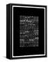 Wall Signs - New York - Black Version-Philippe Hugonnard-Framed Stretched Canvas