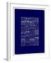 Wall Signs - New York - Blue Version-Philippe Hugonnard-Framed Art Print