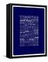 Wall Signs - New York - Blue Version-Philippe Hugonnard-Framed Stretched Canvas