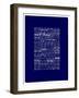 Wall Signs - New York - Blue Version-Philippe Hugonnard-Framed Art Print