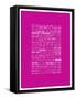 Wall Signs - New York - Pink Lady Version-Philippe Hugonnard-Framed Stretched Canvas