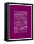 Wall Signs - New York - Pink Version-Philippe Hugonnard-Framed Stretched Canvas