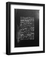 Wall Signs - New York - Urban Black and White Version-Philippe Hugonnard-Framed Art Print