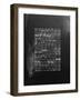 Wall Signs - New York - Urban Black and White Version-Philippe Hugonnard-Framed Art Print