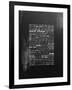 Wall Signs - New York - Urban Black and White Version-Philippe Hugonnard-Framed Art Print