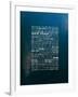 Wall Signs - New York - Urban Blue Version-Philippe Hugonnard-Framed Art Print