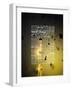 Wall Signs - New York - Urban Light Version-Philippe Hugonnard-Framed Art Print