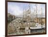 Wall St. Ferry, Ny-Stanton Manolakas-Framed Giclee Print