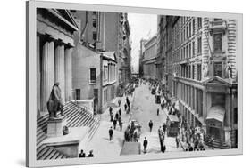 Wall Street, 1911-Moses King-Stretched Canvas