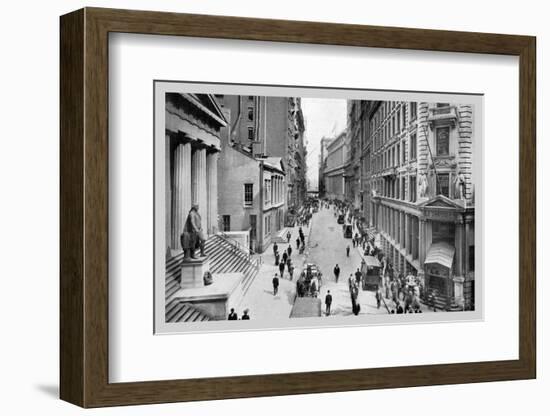 Wall Street, 1911-Moses King-Framed Photo